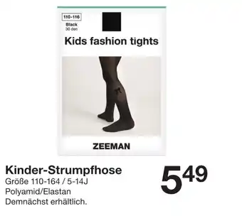 Zeeman Kinder-Strumpfhose Angebot