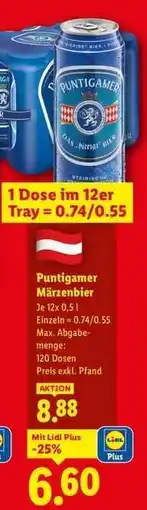 Lidl Puntigamer Marzenbier Angebot