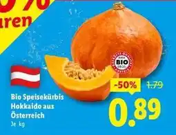 Lidl Bio Speisekürbis Hokkaido aus Österreich Angebot
