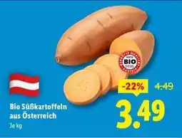 Lidl Bio Süßkartoffeln aus Österreich Angebot