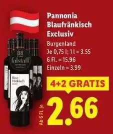 Lidl Pannonia Blaufränkisch Exclusiv Angebot