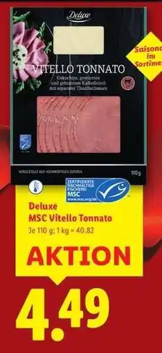 Lidl Deluxe MSC Vitello Tonnato Angebot