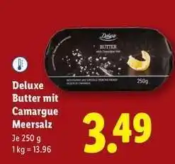 Lidl Deluxe Butter mit Camargue Meersalz Angebot