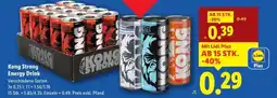 Lidl Kong Strong Energy Drink Angebot
