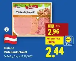 Lidl Dulano Putenaufschnitt Angebot