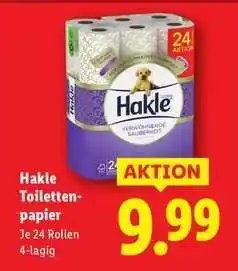 Lidl Hakle Toilettenpapier Angebot