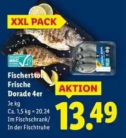 Lidl Fischerstolz Frische Dorade 4er Angebot