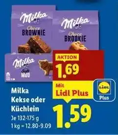 Lidl Milka Kekse oder Küchlein Angebot