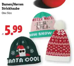 Lidl Damen/Herren Strickhaube Angebot