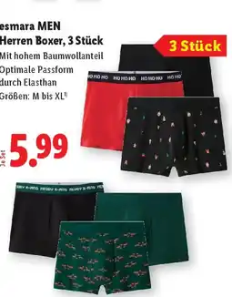 Lidl esmara MEN Herren Boxer, 3 Stück Angebot
