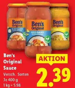 Lidl Ben's Original Sauce Angebot