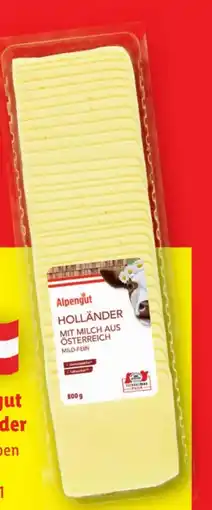 Lidl Alpengut Holländer mit Milch Angebot
