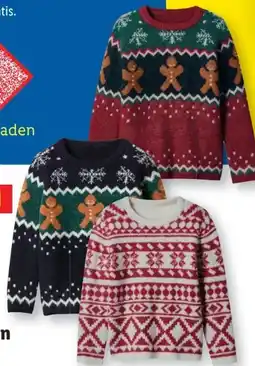 Lidl Lupilu Kinder Weihnachtspullover Angebot