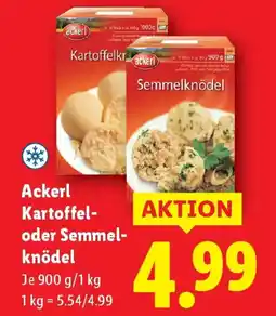 Lidl Ackerl Kartoffel- oder Semmel- knödel Angebot