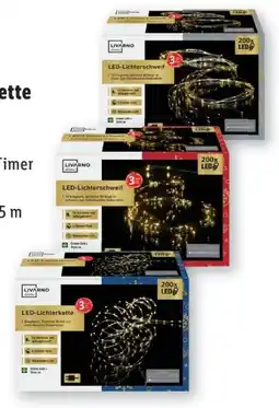 Lidl Livarno Home LED-Lichterschweif Angebot