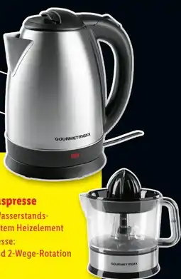 Lidl Gourmet Maxx Wasserkocher Angebot