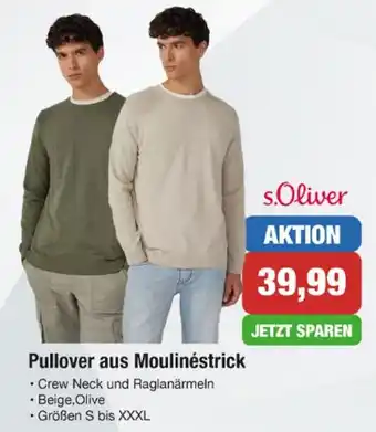 Strasser Markt Pullover aus Moulinéstrick Angebot
