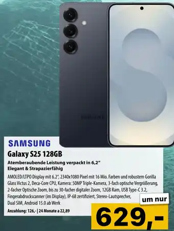 SAMSUNG Galaxy S25 128GB