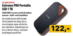Cosmos SANDISK Extreme PRO Portable SSD 1 TB Angebot