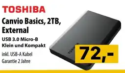 Cosmos TOSHIBA Canvio Basics, 2TB, External Angebot