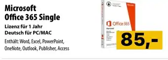 Cosmos Microsoft Office 365 Single Angebot