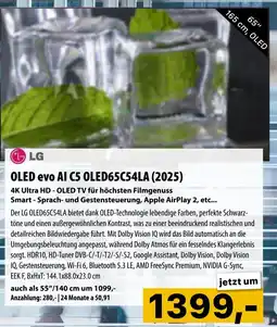 Cosmos OLED evo AI C5 OLED65C54LA (2025) Angebot