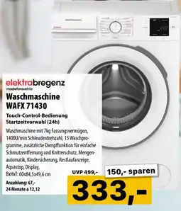 Cosmos Waschmaschine WAFX 71430 Angebot