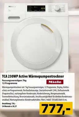 Cosmos TCA 230WP Active Wärmepumpentrockner Angebot