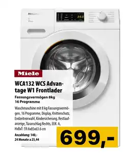Cosmos Miele WCA132 WCS Advan- tage W1 Frontlader Angebot