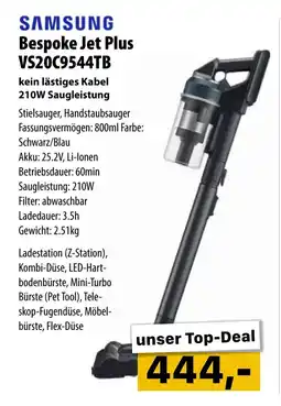 Cosmos SAMSUNG Bespoke Jet Plus VS20C9544TB Angebot