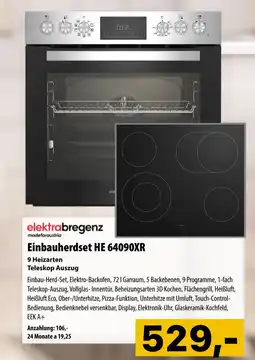 Cosmos elektrabregenz Einbauherdset HE 64090XR Angebot
