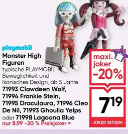 Maximarkt playmobil Monster High Angebot