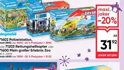 Maximarkt playmobil 71602 Polizeistation Angebot