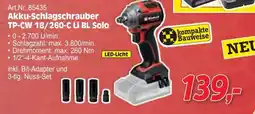 Zgonc Art.Nr. 85435 Akku-Schlagschrauber TP-CW 18/260-C Li BL Solo Angebot