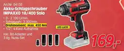 Zgonc Art.Nr. 54135 Akku-Schlagschrauber IMPAXXO 18/400 Solo Angebot