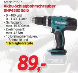 Zgonc Art.Nr. 31537 Akku-Schlagbohrschrauber DHP453Z Solo Angebot