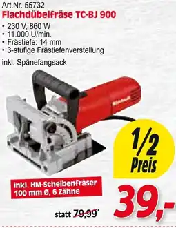 Zgonc Art.Nr. 55732 Flachdübelfräse TC-BJ 900 Angebot