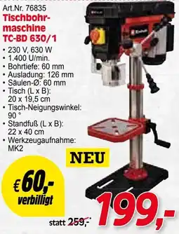 Zgonc Art.Nr. 76835 Tischbohr- maschine TC-BD 630/1 Angebot