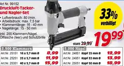 Zgonc Art Nr. 99152 Druckluft-Tacker- und Nagler-Set Angebot