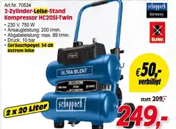 Zgonc Art.Nr. 70534 2-Zylinder-Leise-Stand Kompressor HC20Si-Twin Angebot