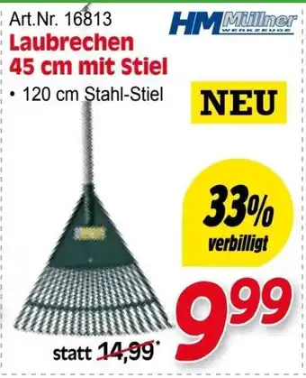 Zgonc Art.Nr. 16813 Laubrechen 45 cm mit Stiel Angebot