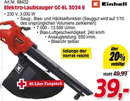 Zgonc Art.Nr. 98432 Elektro-Laubsauger GC-EL 3024 E Angebot