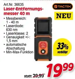 Zgonc Art.Nr. 36635 Laser-Entfernungs- messer 40 m Angebot