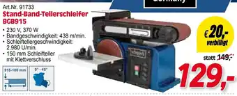 Zgonc Art.Nr. 91733 Stand-Band-Tellerschleifer BGB915 Angebot
