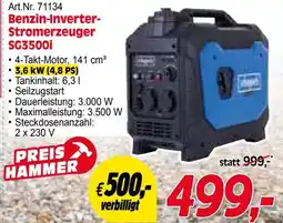 Zgonc Art.Nr. 71134 Benzin-Inverter- Stromerzeuger SG3500i Angebot