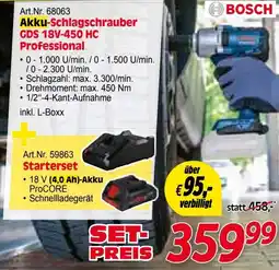 Zgonc Art.Nr. 68063 Akku-Schlagschrauber GDS 18V-450 HC Professional Angebot