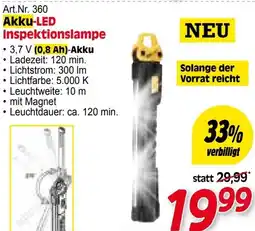Zgonc Art.Nr. 360 Akku-LED Inspektionslampe Angebot