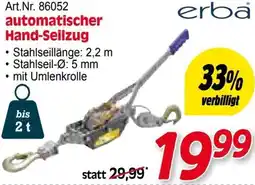 Zgonc Art.Nr. 86052 automatischer Hand-Seilzug Angebot