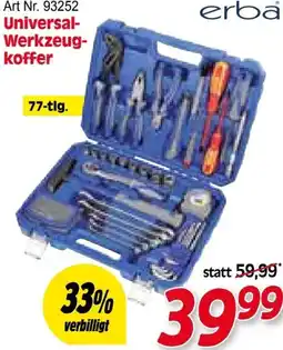 Zgonc Art Nr. 93252 Universal- Werkzeug- koffer Angebot