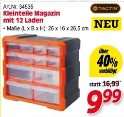 Zgonc Art.Nr. 34535 Kleinteile Magazin mit 12 Laden Angebot